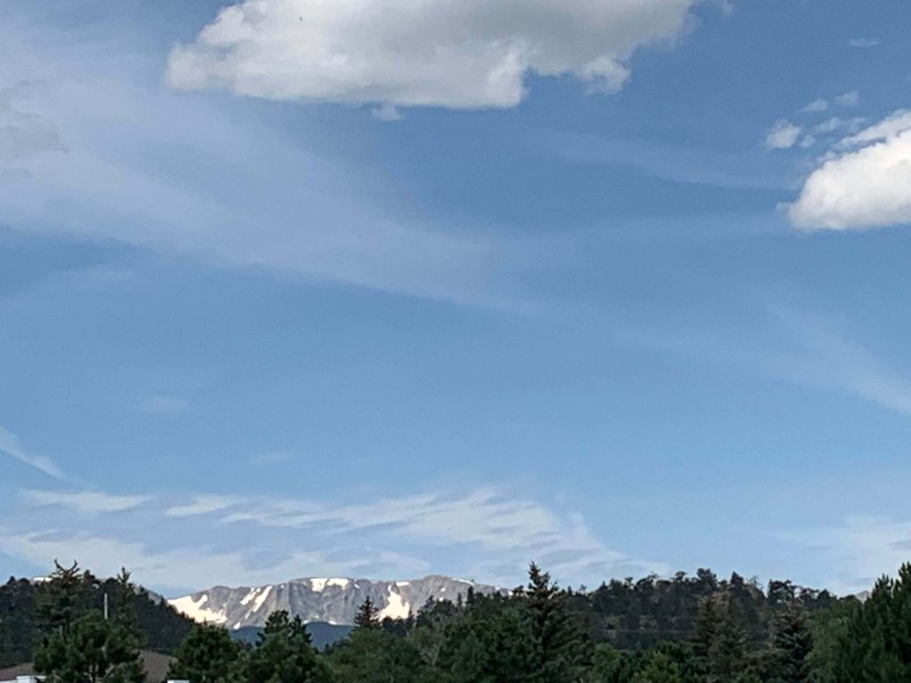 Rocky Mountains from Estes Park, CO